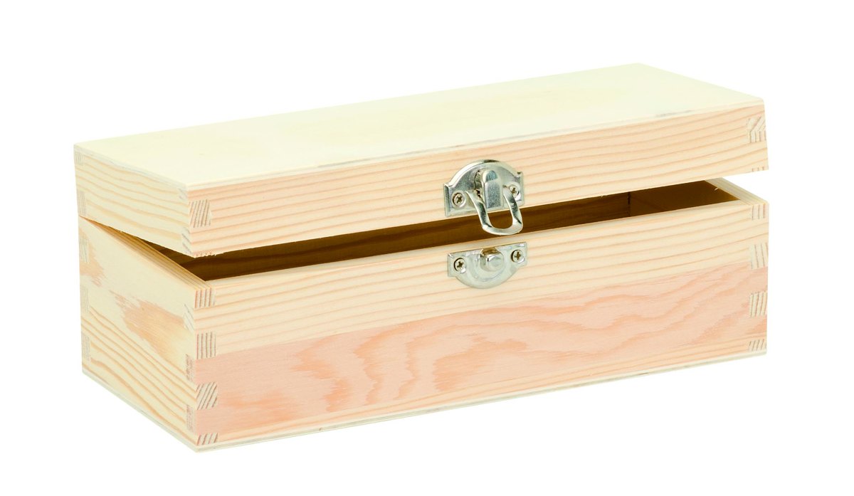 Holzbox Rechteckig 20x8,5x7,5cm